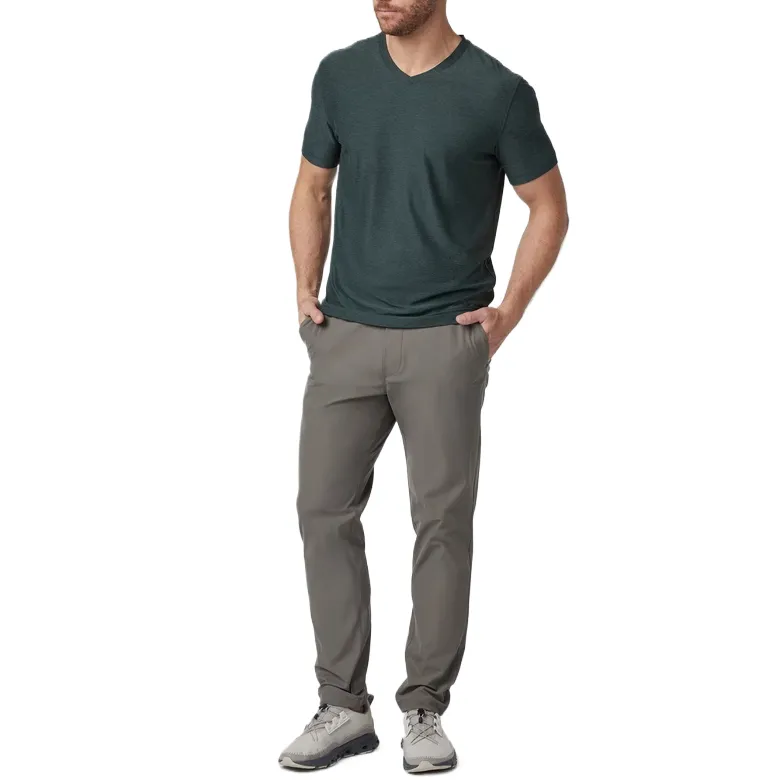 Vuori Strato T Shirt Men's Dark Heather Gray Green-3