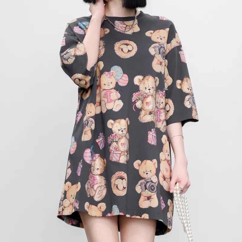 TCH Long Sleeved Dresses Women's Dark Gray-4