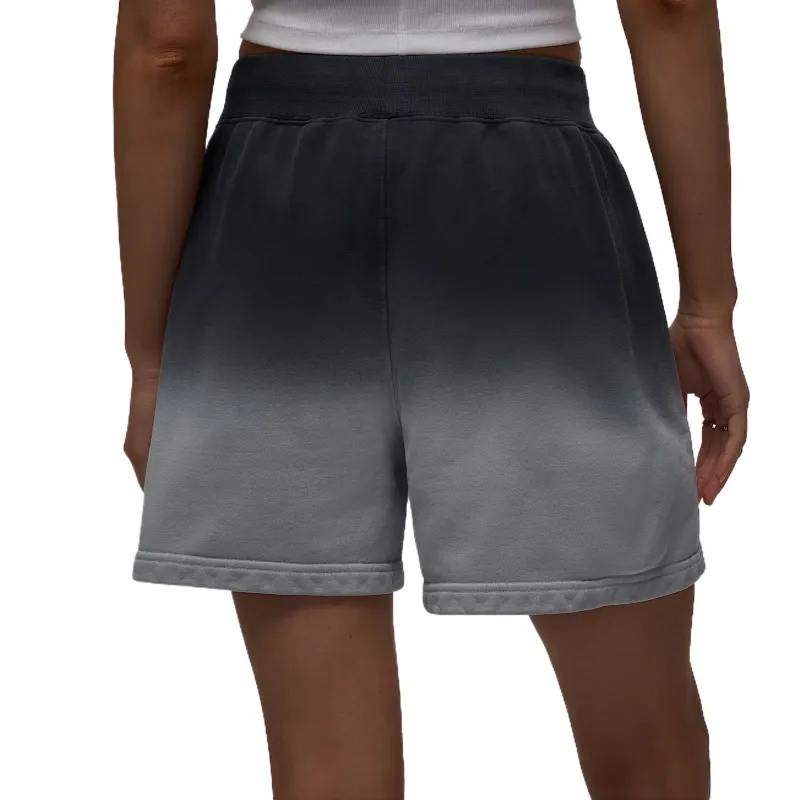 Jordan Flight Fleece Casual Shorts Women's Black Gray-1