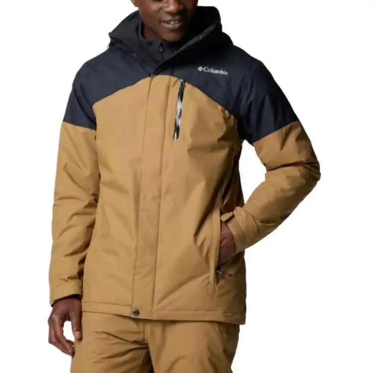 Columbia Omni-Heat Last Tracks II Omni-Tech BSR HERproject Jackets Coats Men's Khaki-2
