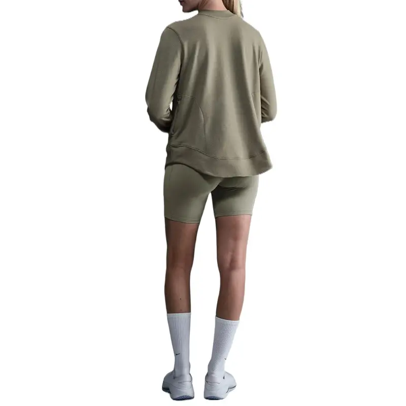 Nike M One Women's Reversible French Terry Pullover Top Maternity-4