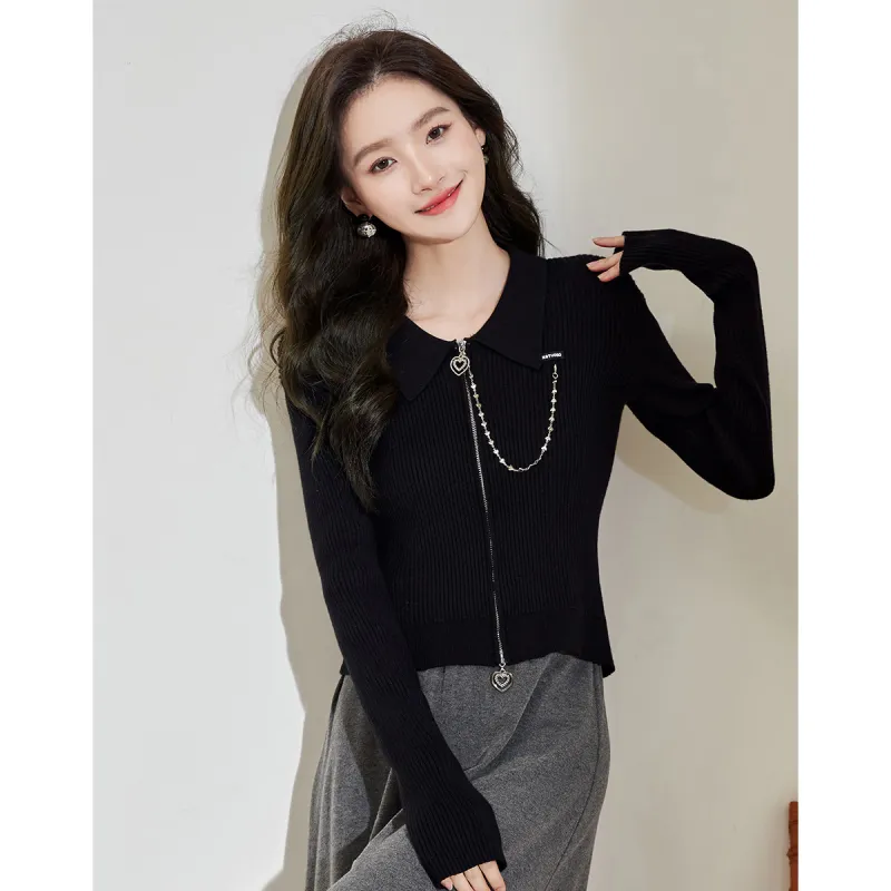 Love Elaine Knitwear Women's Black-4
