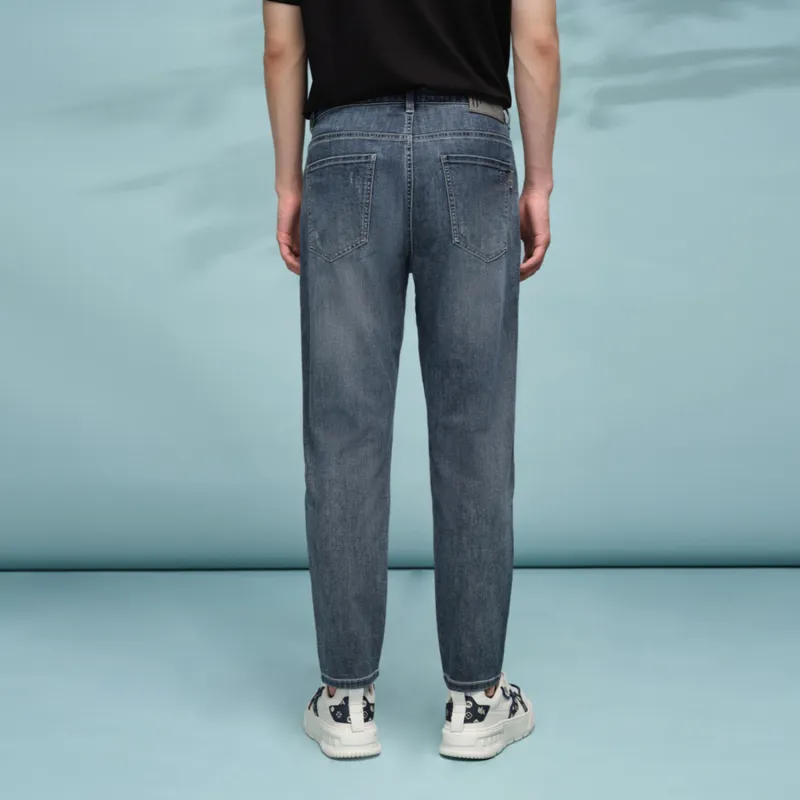 HLA Jeans Men Blue Gray Denim Gradient Medium 12-3