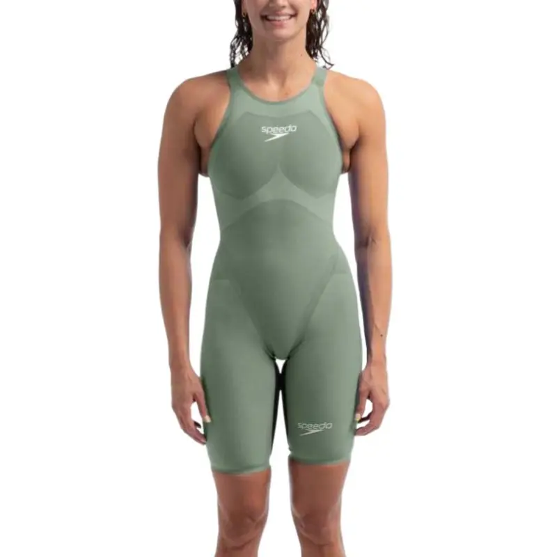 Speedo One piece Swimsuit Women's Green-2