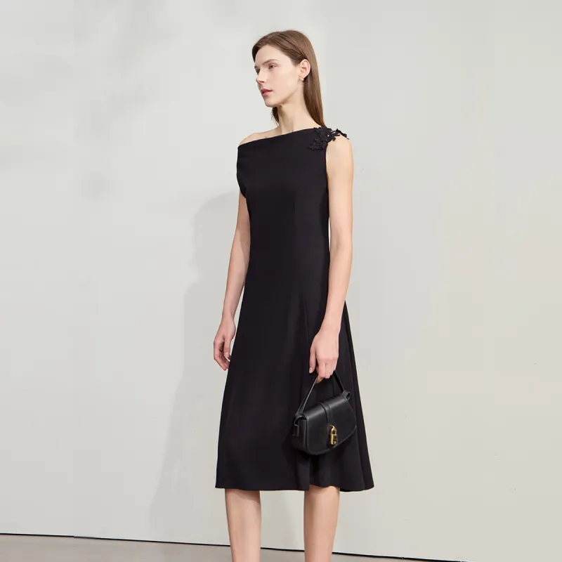 AMII Sleeveless Dresses Women's Black-2