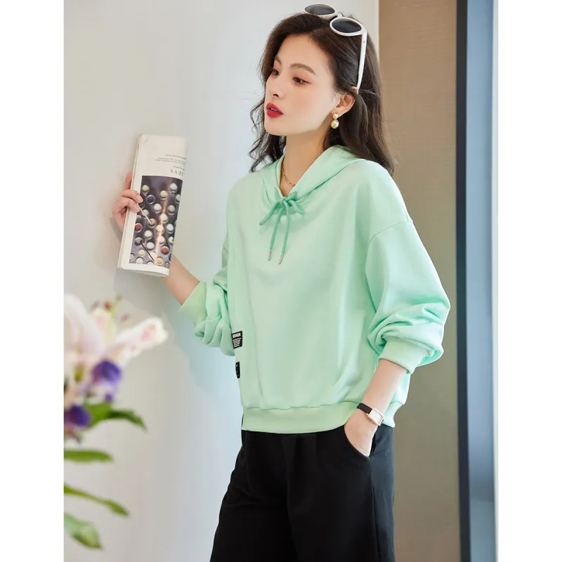 Like The Age Of Water Sweatshirt Women's Neon Green-0