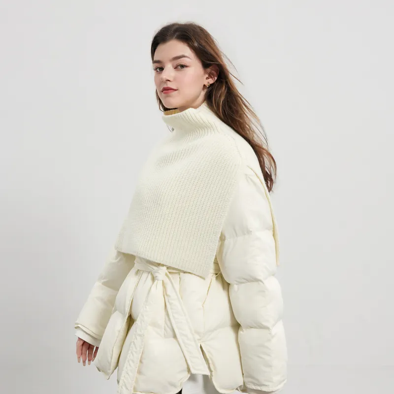 3COLOUR Down Jacket Women's Cream-4
