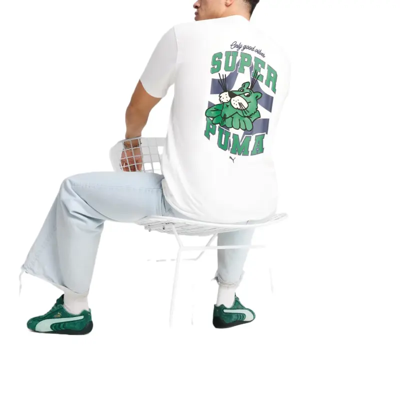 PUMA Super Puma T Shirt Men's White-4