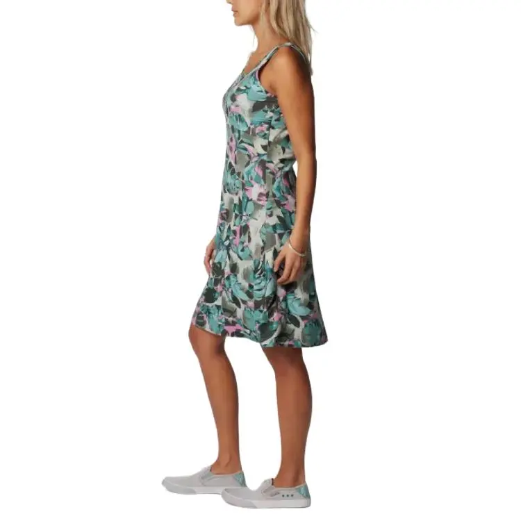 Columbia PFG Freezer Sleeveless Dress Women's Green-2