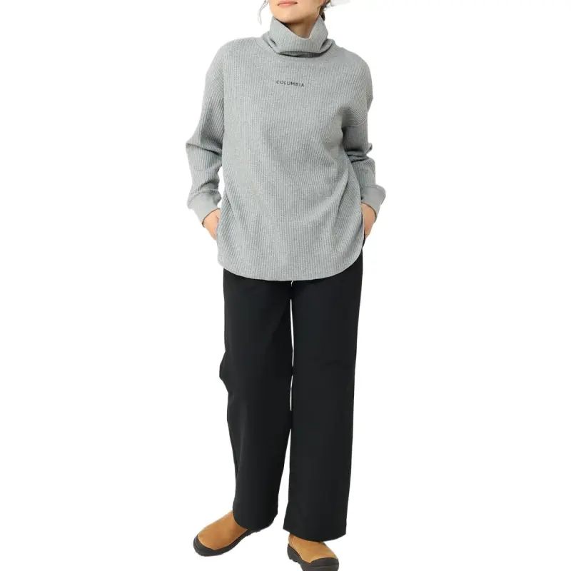 Columbia Holly River Bend Off Sweater Women's Off-Gray-3