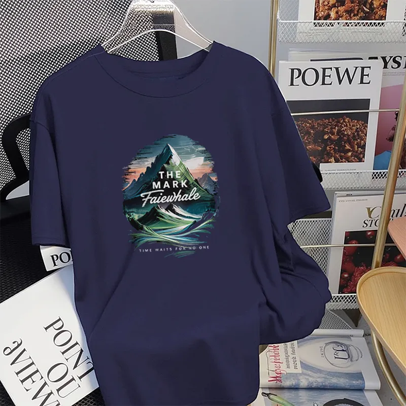 FAIRWHALE Drop Shoulder Sleeve T Shirt Women's-11