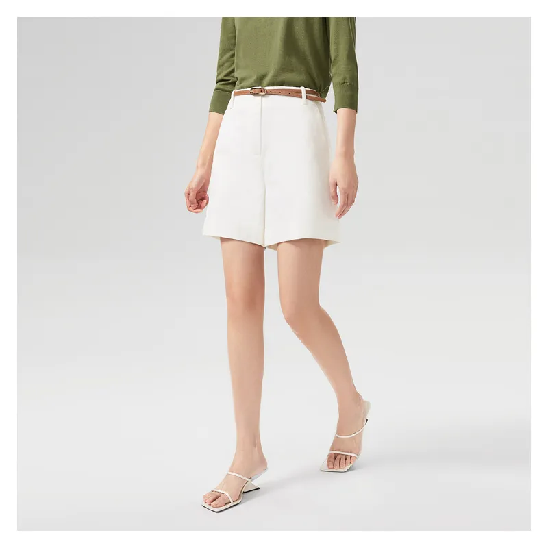 OVV Denim Shorts Women's Raw White 01-2