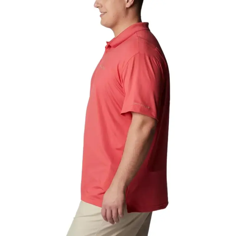 Columbia Offshore Polo Shirt Men's Sunset Red-2