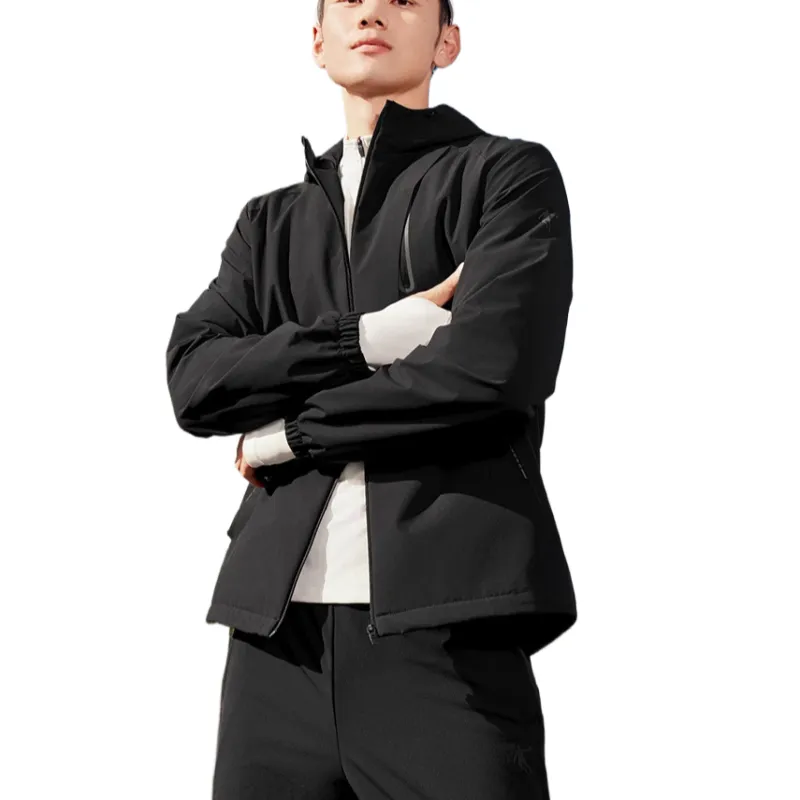 QIAODAN Jackets & Coats Men's Black-1