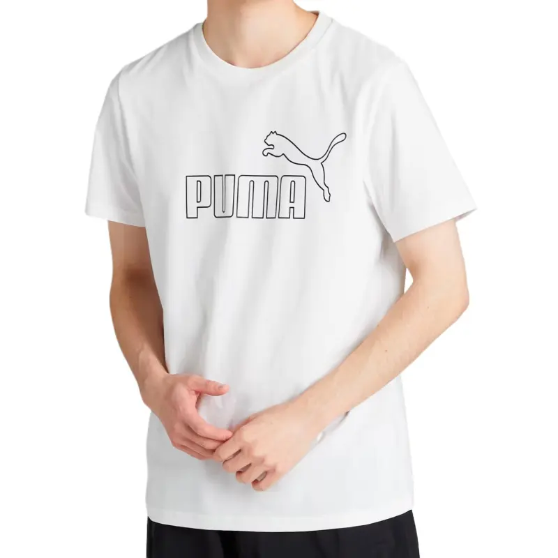 PUMA ESSBIG T Shirt Men's White-2