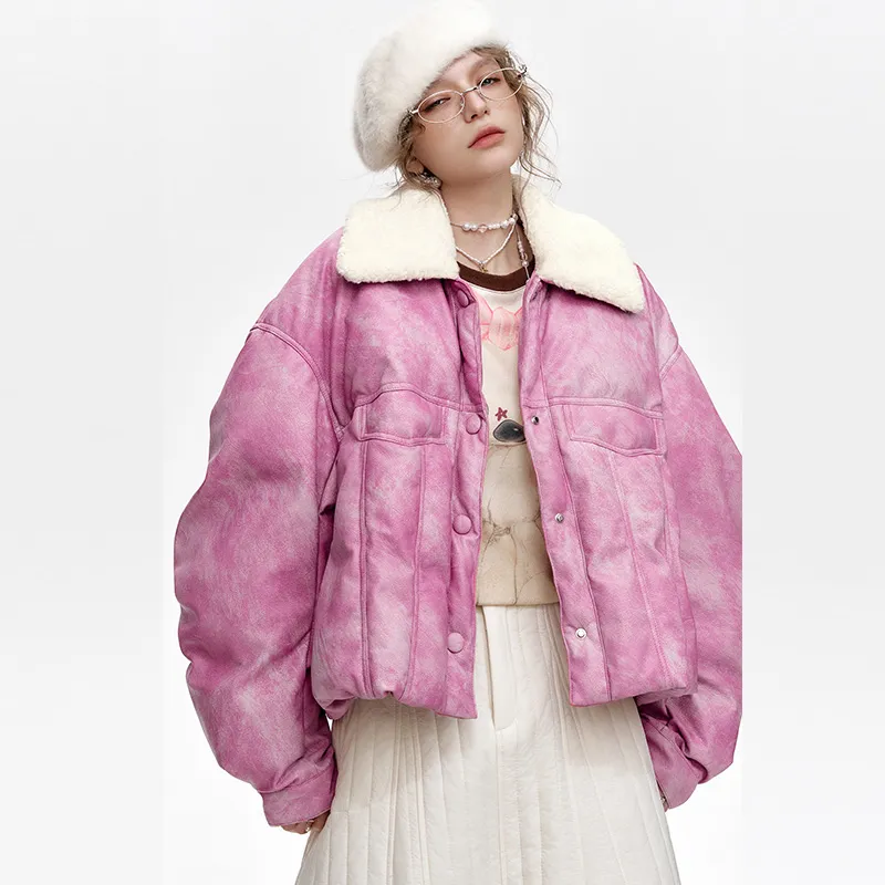 ELF SACK Puffer Jacket Women's Polished Pink-2