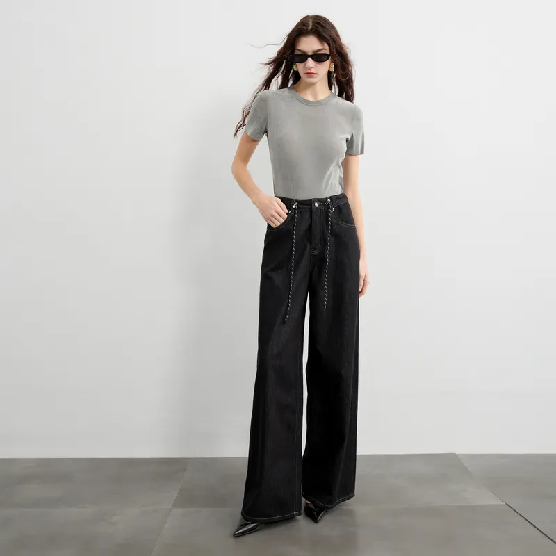 3COLOUR Jeans Women's Classic Black-4