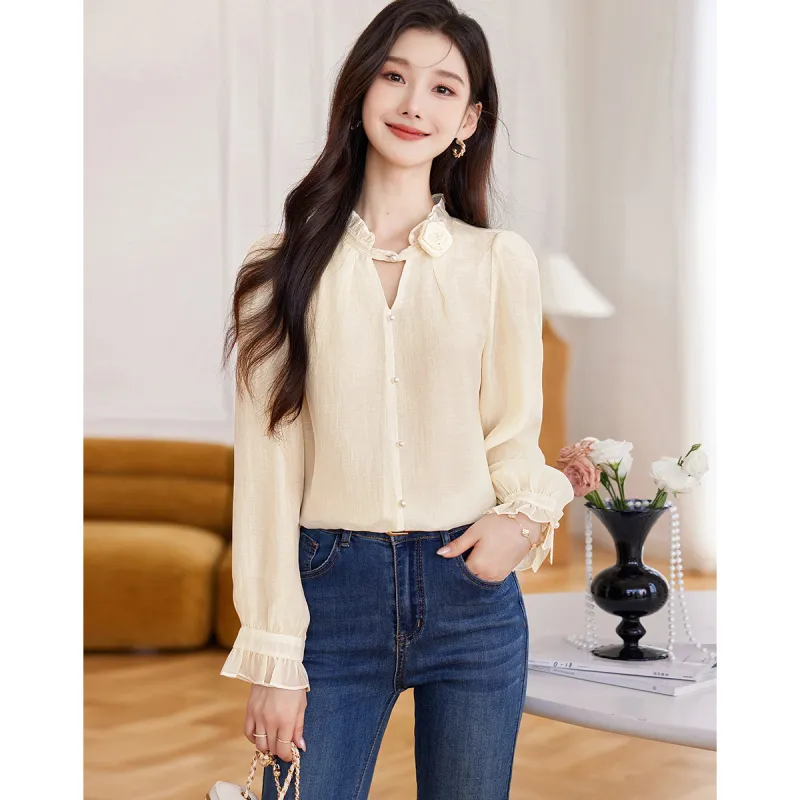 Like The Age Of Water Sweatshirt Regular Women's Apricot-1