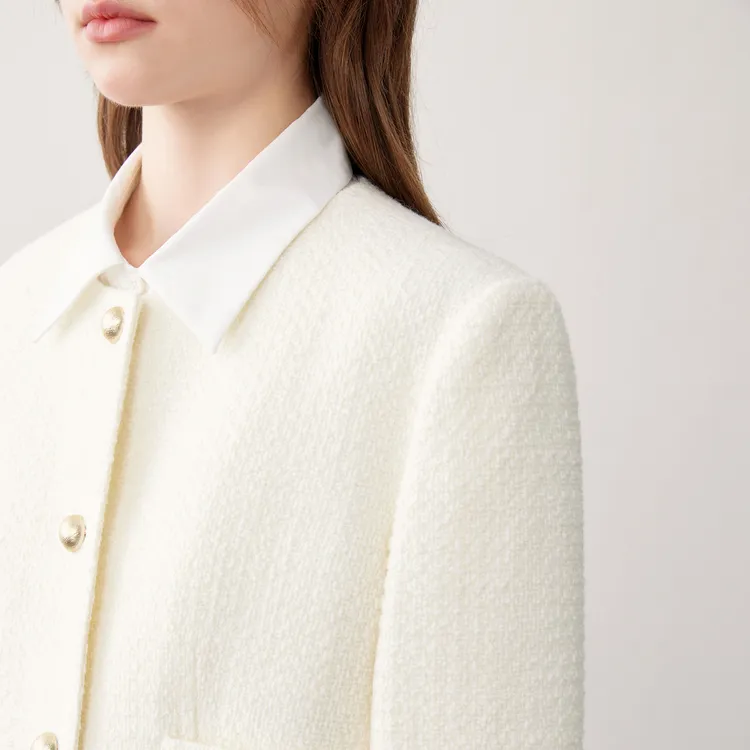 LEDIN Cropped Coats Women's-2