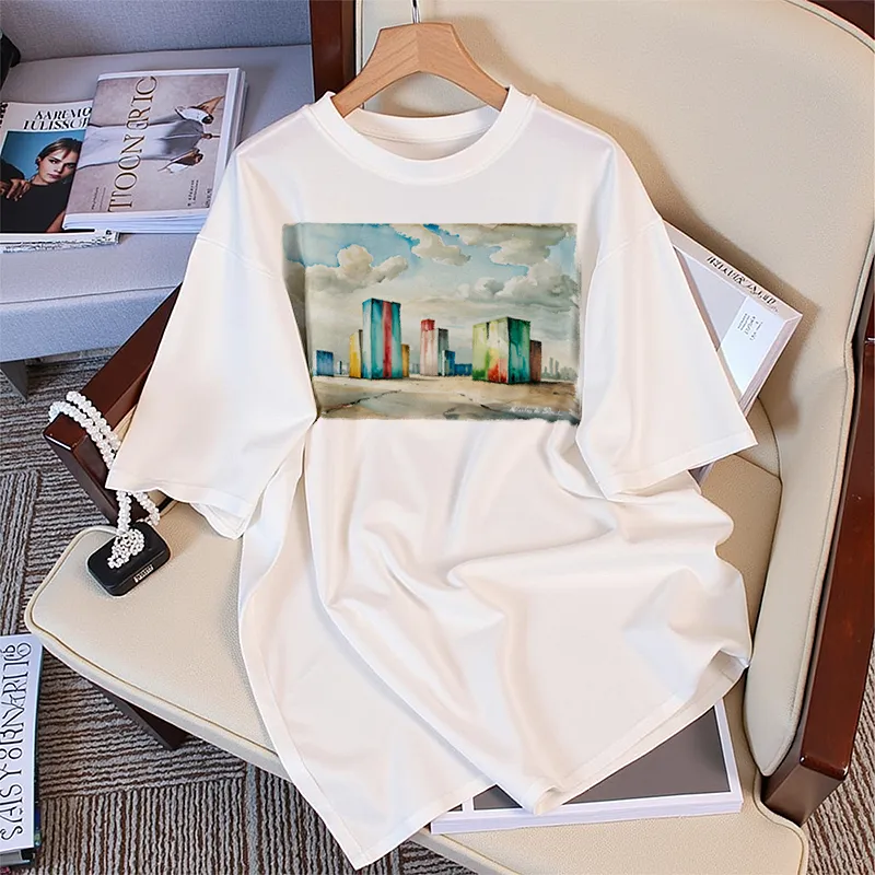 FAIRWHALE T Shirts Women's-2