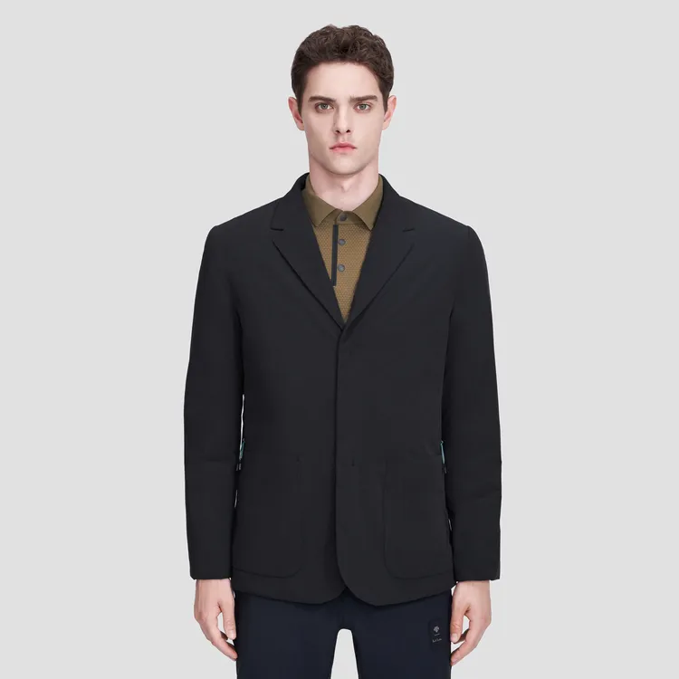 Paul Smith X DESCENTE X Paul Smith Collection Puffer Jackets Unisex BK Black-3