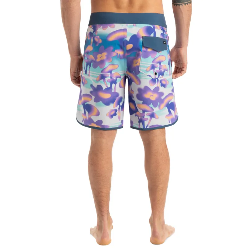 Quiksilver Beach Shorts Men's Blue Purple-4