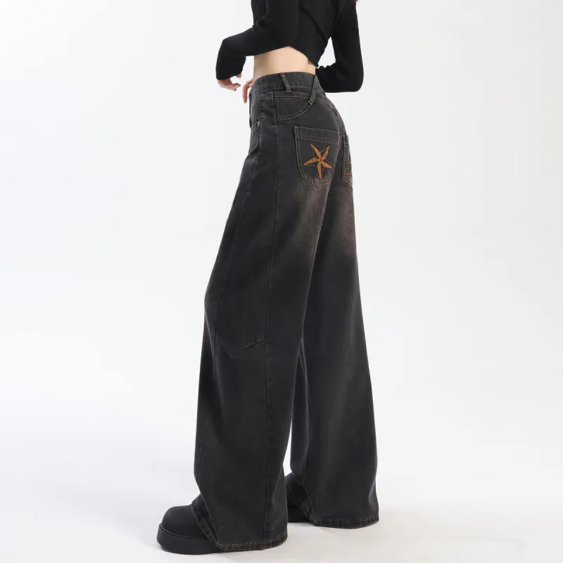 ZAVK Jeans Women's Black Gray Color-3