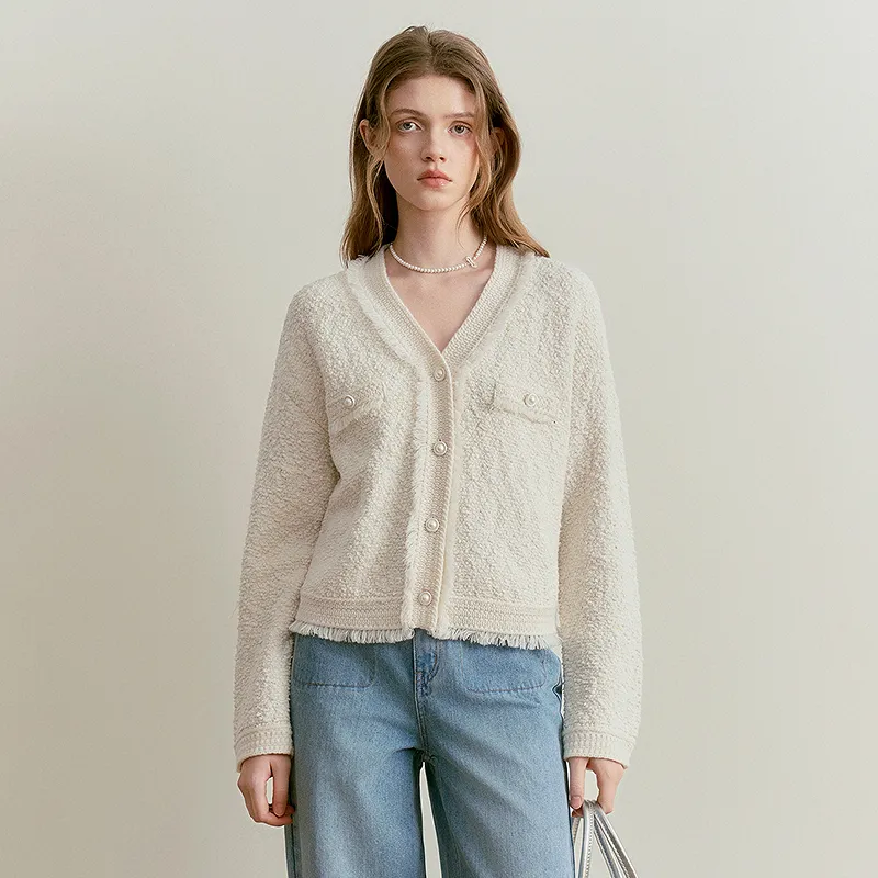 LEDIN Knitwear Women's Mist White-4