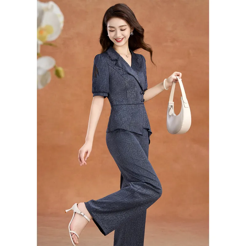 Mylan Casual Suits Women's Blue Collection Brand, Get Activity Alerts In Real Time-1