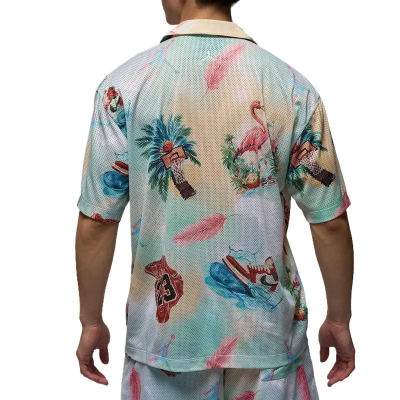 JORDAN Essentials Men's Printed Camp Top-1