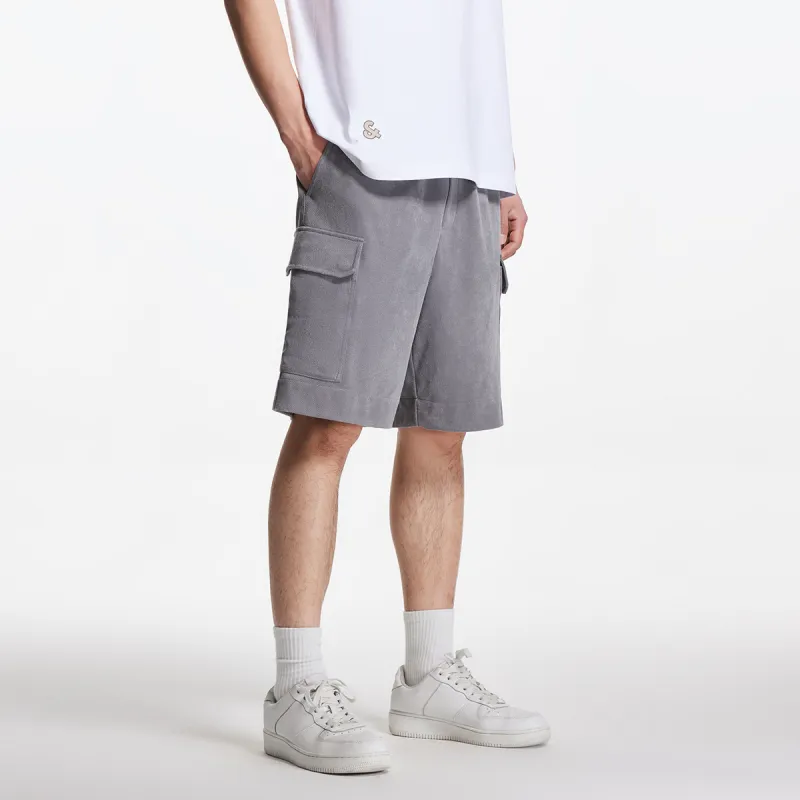 JACK JONES· JACK&JONESxNBA Spring Summer Casual Shorts Men's E40 Robin Gray-4