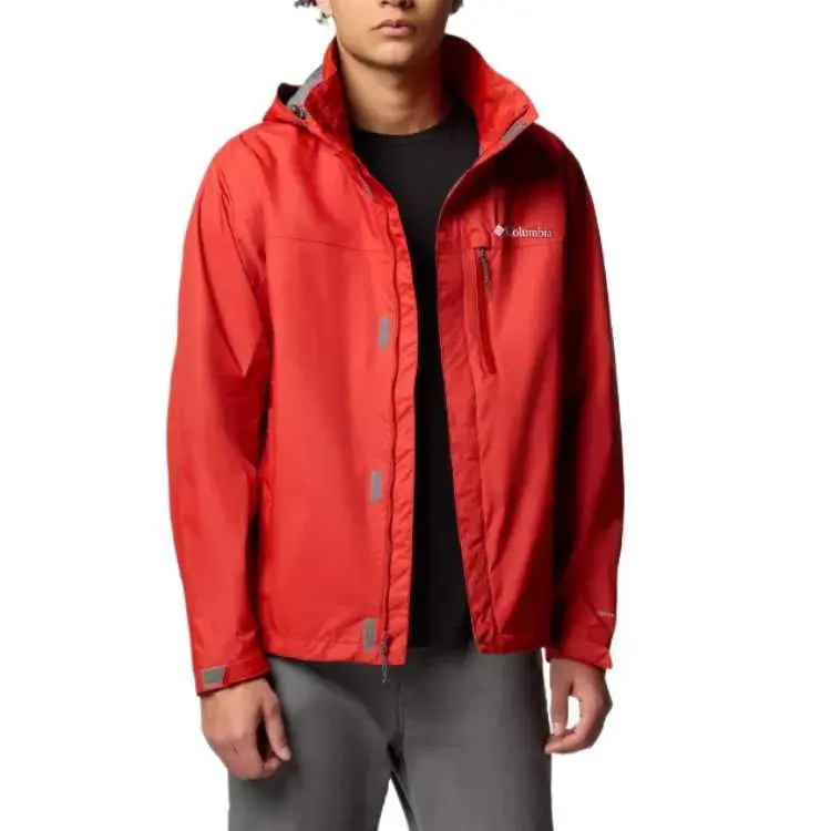 Columbia Jackets Men Canvas Red-3
