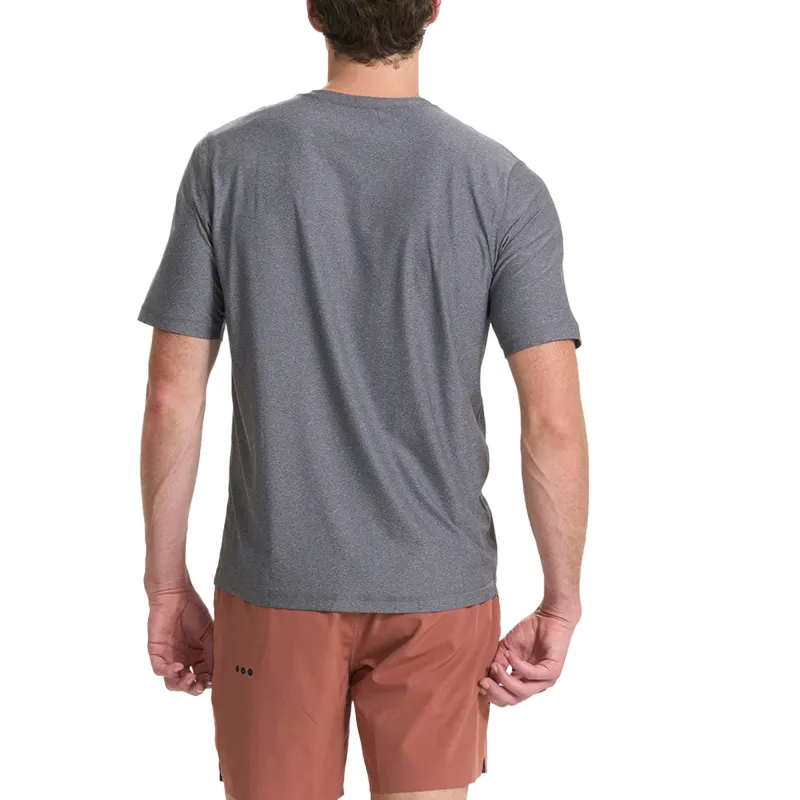 Vuori T Shirts Men Gray/CharcoalHeather-2