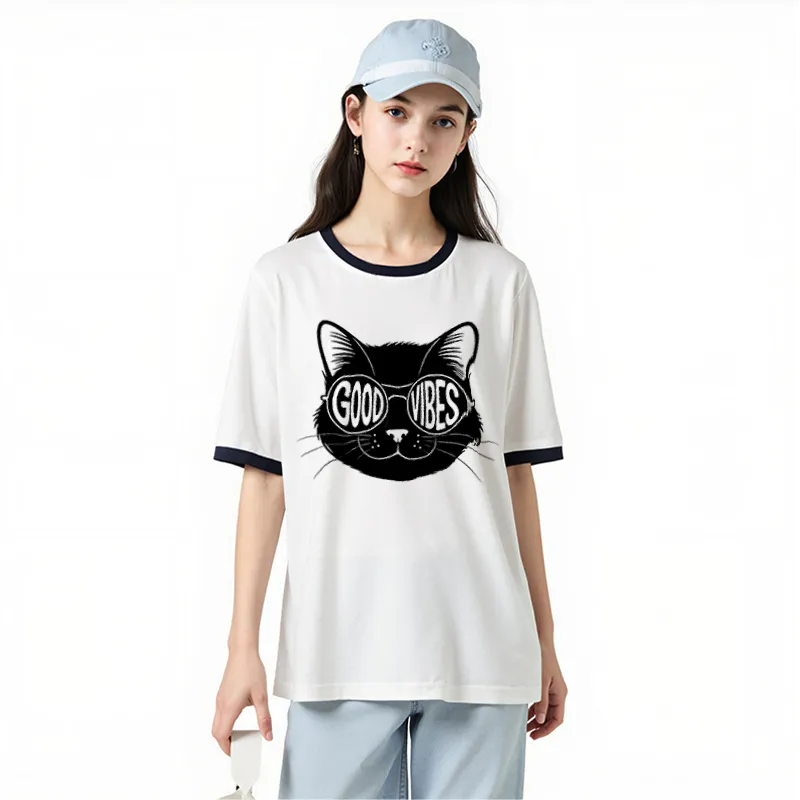 FAIRWHALE Drop Shoulder Sleeve T Shirt Women's-2