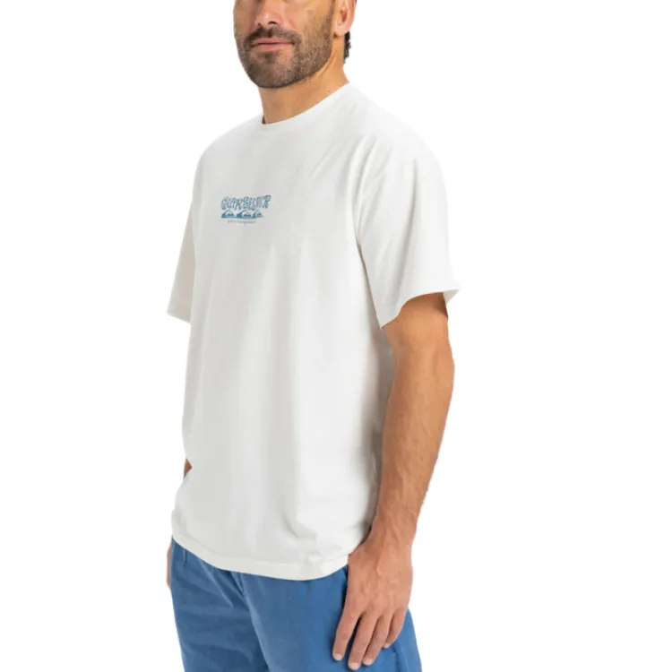 Quiksilver T Shirts Men White-4