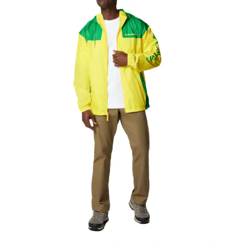 Columbia College Flash Challenger Trench Coat Men's Yellow-3