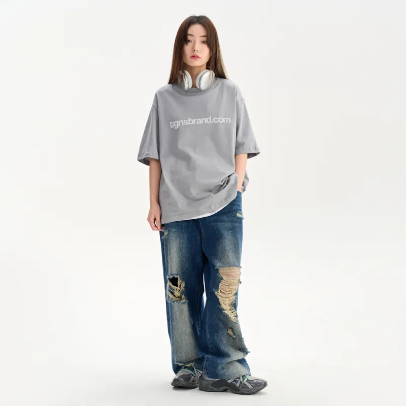 TGNS Jeans Unisex Blue-2