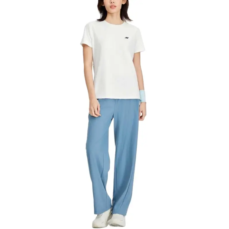Skechers Basic Sports Series Regular T Shirt Women's Bright White 0019-2