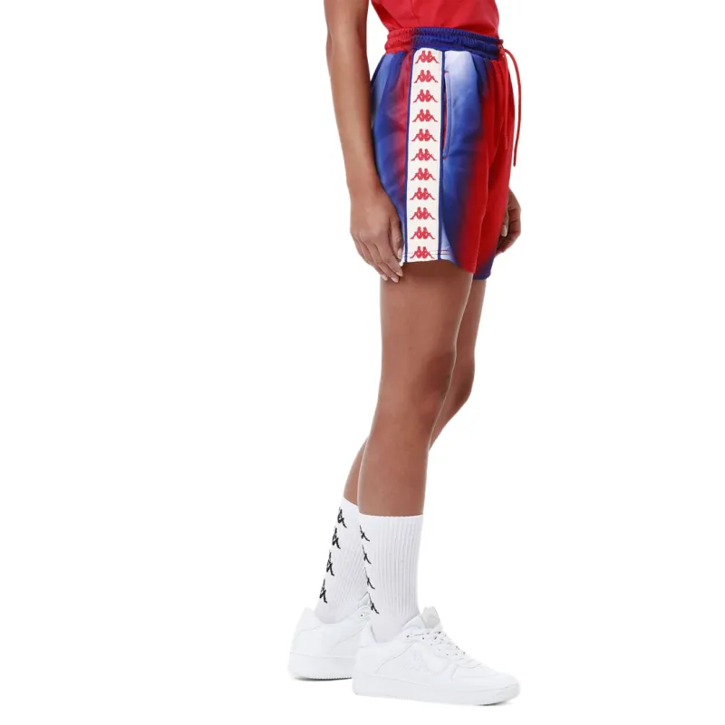 Kappa BANDA Sports Shorts Women's Red Blue-5