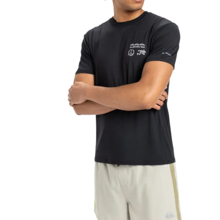 Quiksilver T Shirts Men Black-2