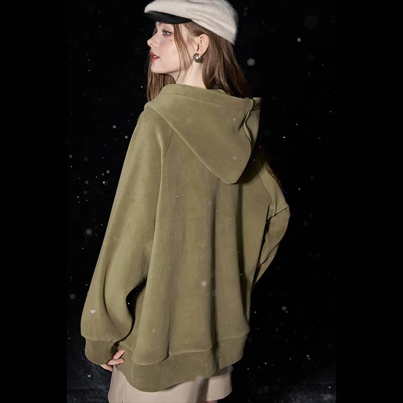 ELF SACK Sweatshirt Women's Moss Green-4