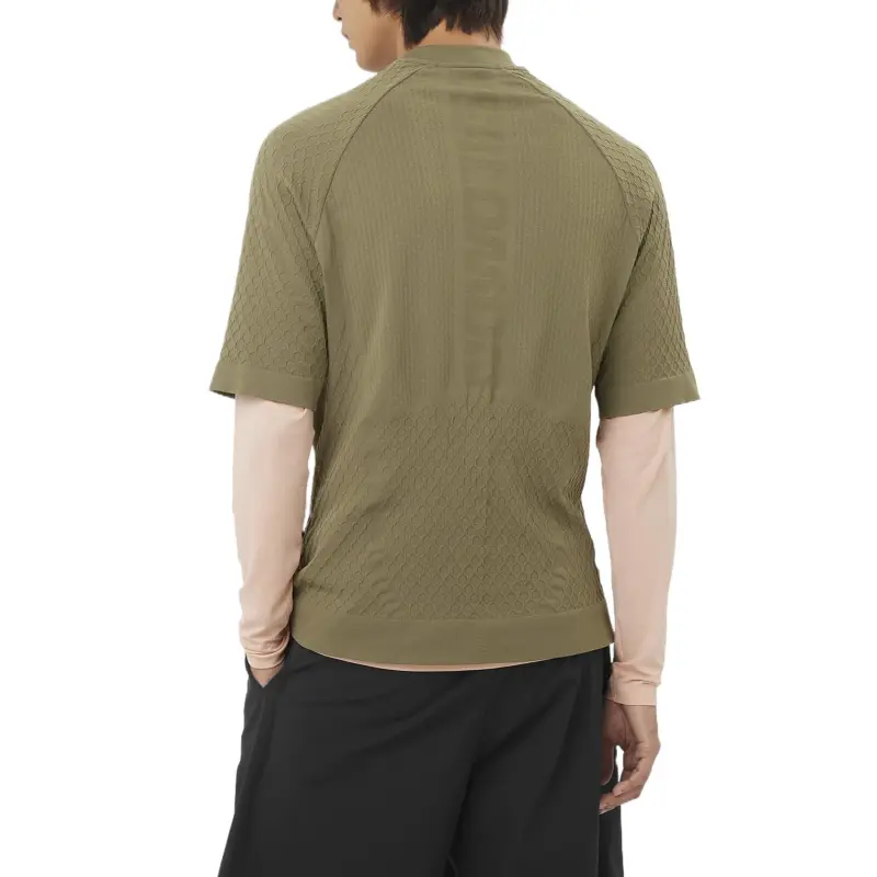 SALOMON CIFER T-Shirt Unisex Lime Gray-4