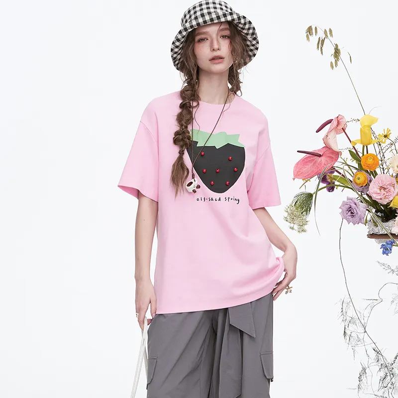 ELF SACK Short Sleeved T Shirts Women's-4