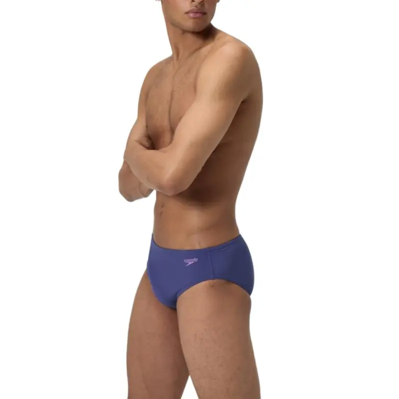 Speedo Solid One Brief Blue Endurance Swimming Shorts Men's Purple-2