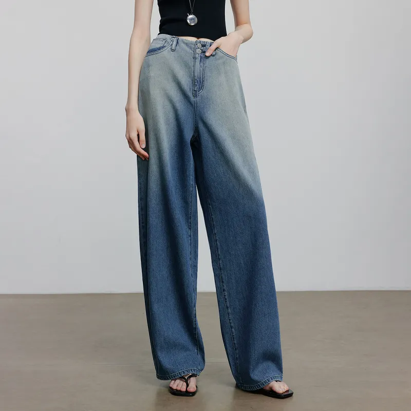 Initial Language Jeans Women's Vintage Blue-2