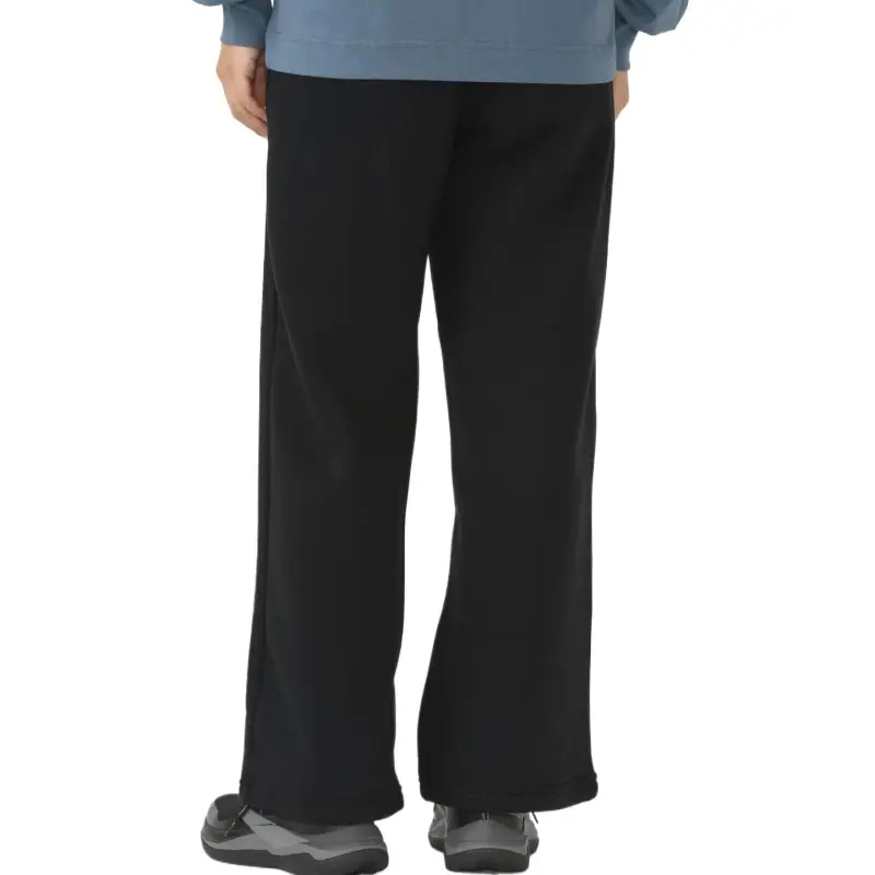 Converse SWEAT WIDE PANTS LDS Casual Pants Women's Black-3