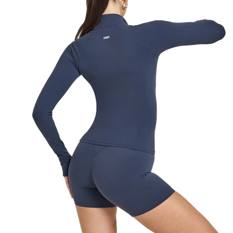 ONER ACTIVE Yoga Coat Women's Blue-1