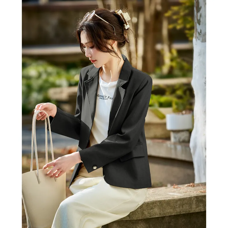 TERRE BLEUE Spring Fall Business Suit Loose Fit Women's-2