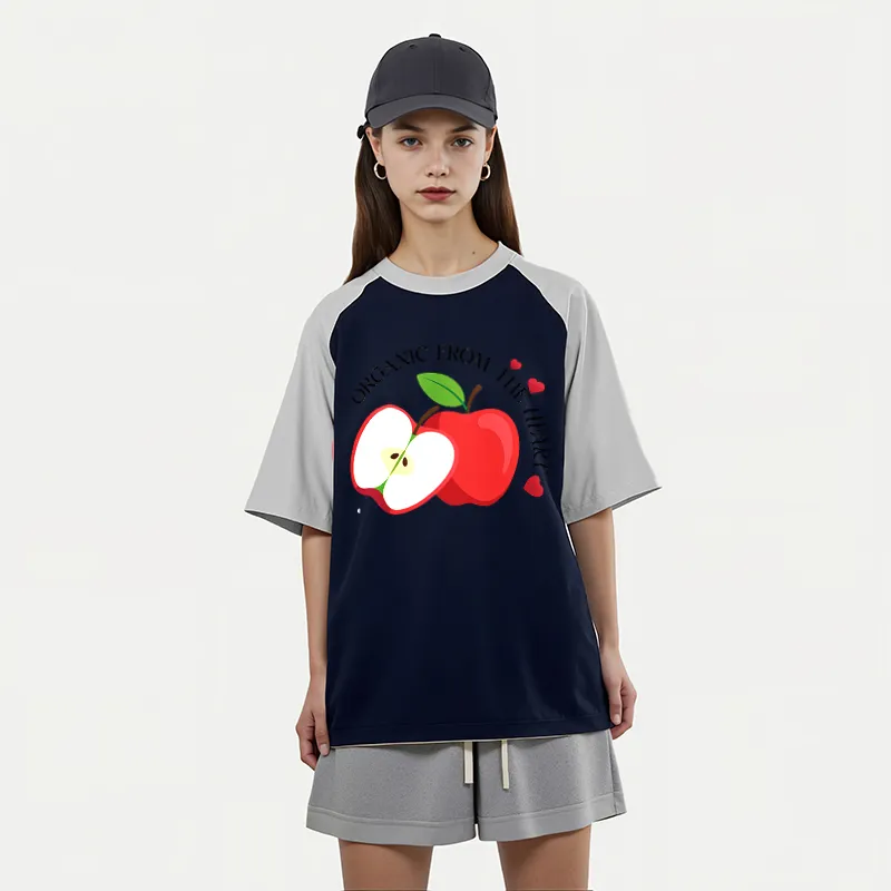 FAIRWHALE Drop Shoulder Sleeve T Shirt Women's-10