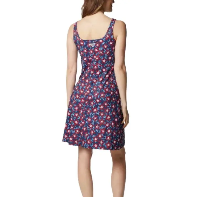 Columbia PFG Freezer Sleeveless Dress Women's Nighttime Chest Membrane Stripes-3